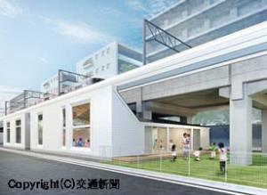 「綱島こども園」（仮称）のイメージ（東急提供）