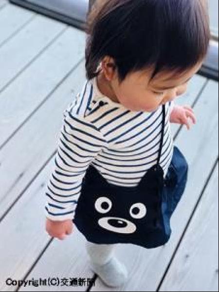 あそぼーい！ JR九州10周年記念トートバッグ くろちゃん KURO