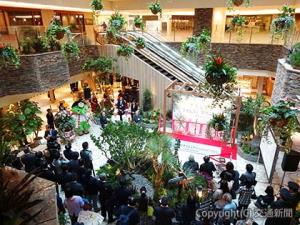 緑静かな空間に生まれ変わったレストランフロア（ＪＲ東京西駅ビル開発提供）