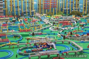 プラレールの展示イメージ（ジェイアール東日本都市開発提供）
