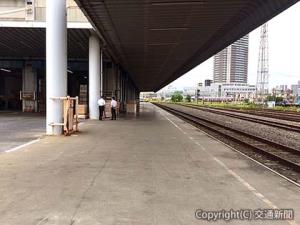 隅田川ＩＰＣセンターの積み替え箇所（ＪＲ貨物提供）