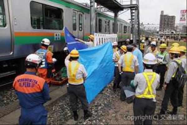 交通新聞 電子版 ｊｒ大宮支社宇都宮地区 人身事故対応現車訓練