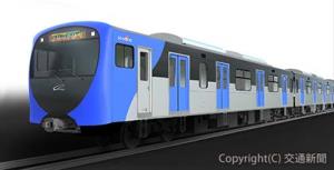 フィリピン南北通勤鉄道向け車両のイメージ（総合車両製作所提供）