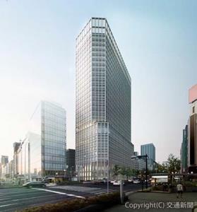 建て替え後のビルの完成イメージ（京阪ホールディングス提供）