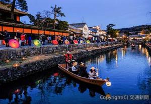 写真部門・国土交通大臣賞を受賞した「川面に映える」（臼井寛）＝日本交通文化協会提供＝