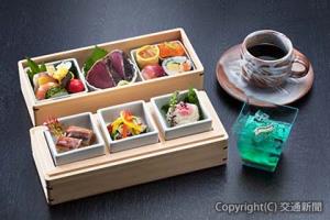 上り車内で提供する料理のイメージ（ＪＲ四国提供）