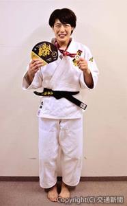 女子63㌔級で連覇を達成した土井選手（ＪＲ東日本提供）