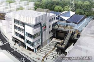 商業施設「ウィングキッチン金沢八景」の外観イメージ（京浜急行電鉄提供）