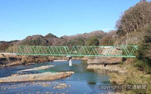 架け替える第６久慈川橋りょうの完成イメージ（ＪＲ水戸支社提供）