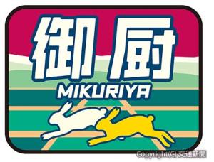 臨時特急「御厨」号のヘッドマークイメージ（ＪＲ東海提供）