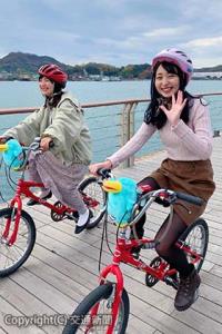 中国向けに制作した瀬戸内エリアＰＲ動画のワンシーン（ＪＲ西日本提供）