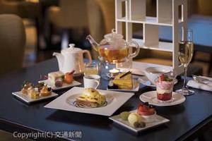 アトリウムで提供する「Ｐｅｎｔｈｏｕｓｅ　Ａｆｔｅｒｎｏｏｎ　Ｔｅａ」のイメージ（東京ステーションホテル提供）