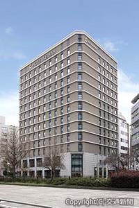 宿泊特化型ホテル「ホテル京阪　名古屋」の外観（ホテル京阪提供）