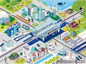 サイト「発見！リニア未来シティ」のトップページ（ＪＲ東海提供）