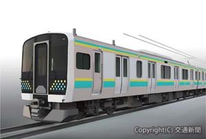Ｅ１３１系の外観イメージ（ＪＲ東日本提供）