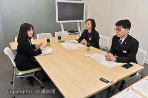 仕事のやりがいや会社の将来像などについてさまざまな意見が交わされた座談会