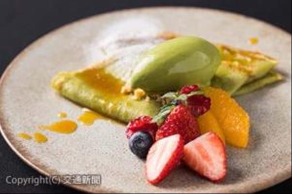 交通新聞 電子版 ホテルメトロポリタン川崎 足柄茶を使用したクレープ提供