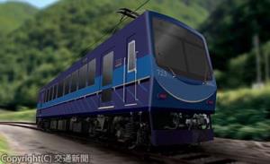 ７２３号車のリニューアルイメージ（叡山電鉄提供）