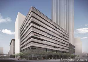 「（仮称）ホテル京阪なんばグランデ」の外観イメージ（南海電鉄提供）