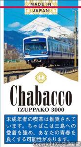 土産物「Ｃｈａｂａｃｃｏ（ちゃばこ）」のイメージ（西武ホールディングス提供）