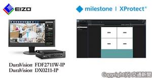 IPソリューションのMilestone連携（ＥＩＺＯ提供）