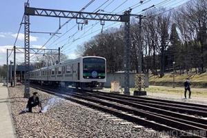 競技会で日頃の技能を披露する参加者（ＪＲ東日本提供）