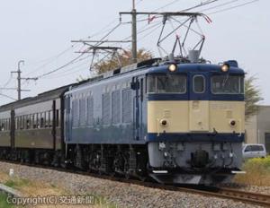 鉄道博物館に展示されるＥＦ64形37号機（ＪＲ高崎支社提供）