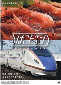 「はこビュン」のロゴが入ったポスターイメージ（ＪＲ東日本提供）
