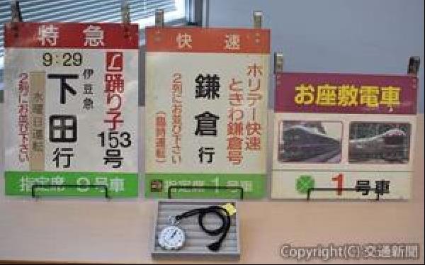 鉄道古物駅案内表示