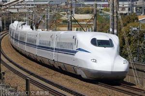 40編成の計画に対し、本年度までに25編成を投入するＮ７００Ｓ（ＪＲ東海提供）