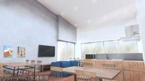 共用のキッチンダイニングのイメージ（小田急電鉄提供）