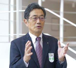 川野邊修社長（ＪＲ東日本メカトロニクス提供）