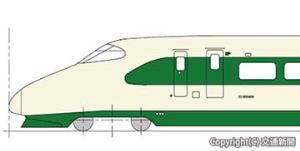 ６月９日から運転するＥ２系「２００系カラー車両」のイメージ（ＪＲ東日本提供）