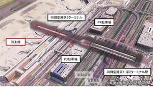 引き上げ線の新設イメージ（京浜急行電鉄提供）