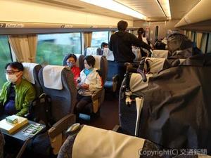 サイクリングイベントの参加者62人が利用した