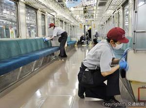 長野総合車両センターで開催された競技会（ＪＲ東日本提供）