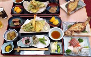 夕食のイメージ（ＪＲ新潟支社提供）