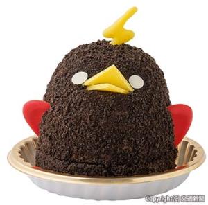 「ブラックサンダーぴよりん」のイメージ（豊橋ステーションビル提供）