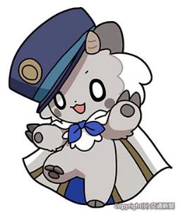 長野駅キャラクター「ながも」（ＪＲ長野支社提供）