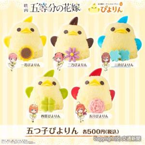「五つ子ぴよりん」のイメージ（ジェイアール東海フードサービス提供）