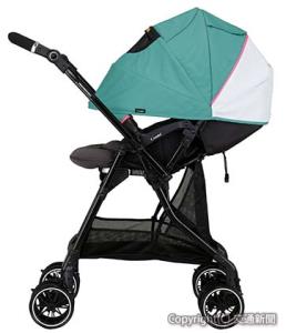 「Ｅ５系はやぶさ」をデザインしたオリジナルベビーカーのイメージ（ジェイアール東日本企画提供）