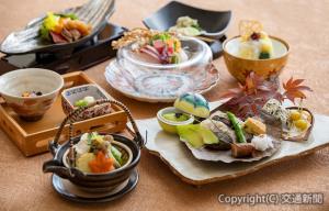 茨城県産の食材をふんだんに使った「平川会席」のイメージ（ホテルメトロポリタンエドモント提供）