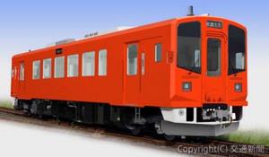 新型車両「ナガラ６００形６０２号車」の外観イメージ（長良川鉄道提供） 