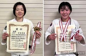 優勝した古賀選手（右）と田中選手（ＪＲ東日本提供）