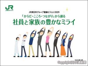 「ＪＲ東日本グループ健康ビジョン２０２９」のメインビジュアル（ＪＲ東日本提供）