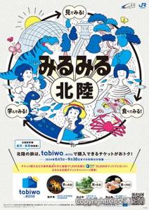 キャンペーンのポスターイメージ（ＪＲ西日本提供）