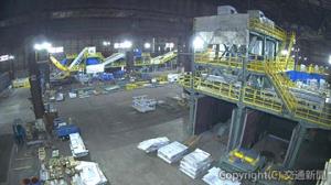 建設工事が進む「Ｊサーキュラーシステム　川崎スーパーソーティングセンター」のケミカルリサイクル用原料製造設備（ＪＲ東日本提供）