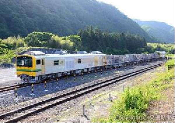 交通新聞 電子版｜特集 JR東日本 GV―E197系 水郡線 砕石輸送