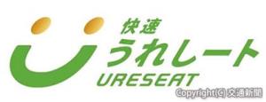 「快速　うれしート」ロゴマーク（ＪＲ西日本提供）