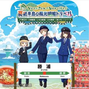 勝浦駅に設置する「ＢＩＧパネル」のイメージ（ＪＲ千葉支社提供）